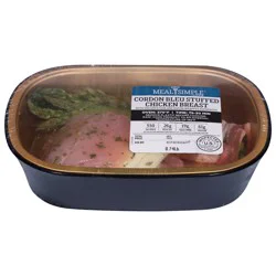 Meal Simple by H-E-B Chicken Cordon Bleu & Bacon-Wrapped Asparagus