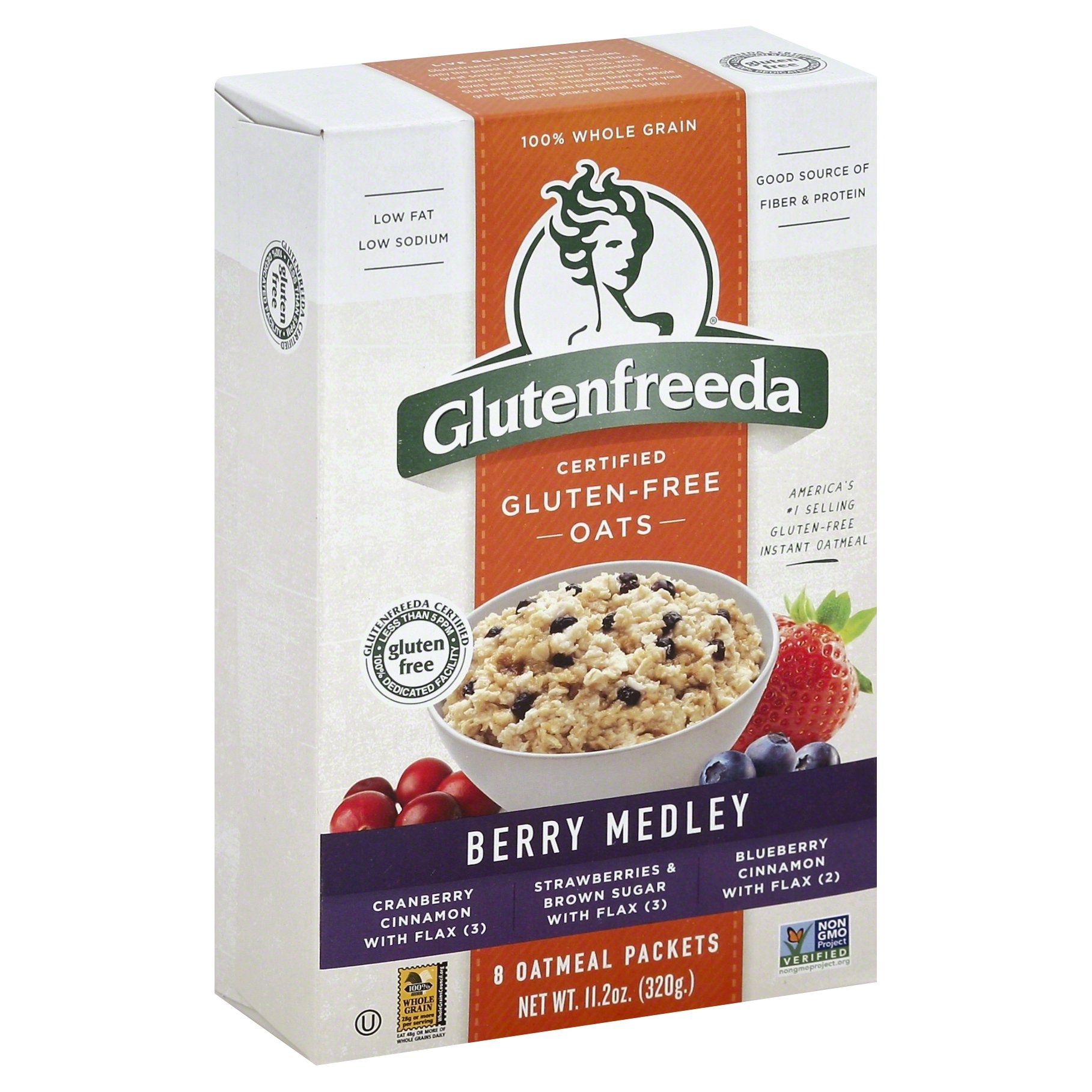 slide 1 of 1, Glutenfreeda Gluten Free Berry Medley Instant Oatmeal, 11 oz