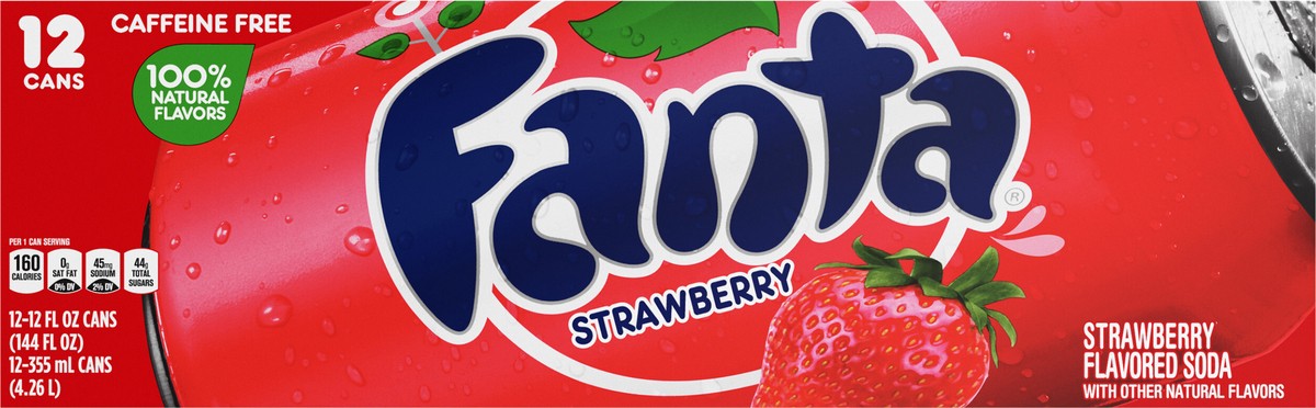slide 2 of 9, Fanta Strawberry Cans, 12 ct; 12 oz