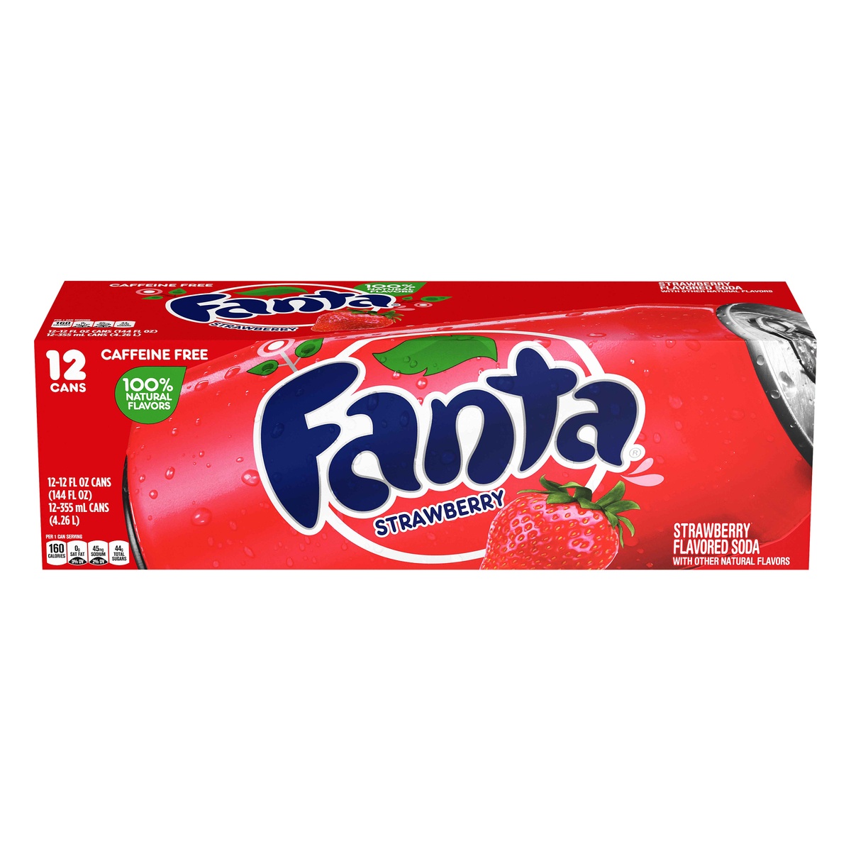 Fanta 12 Pack Strawberry Flavored Soda 12 ea 12 ct; 12 fl oz | Shipt