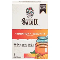 Salud Mango Agua Fresca Drink Mix - 6 x 0.21 oz Stick Packs