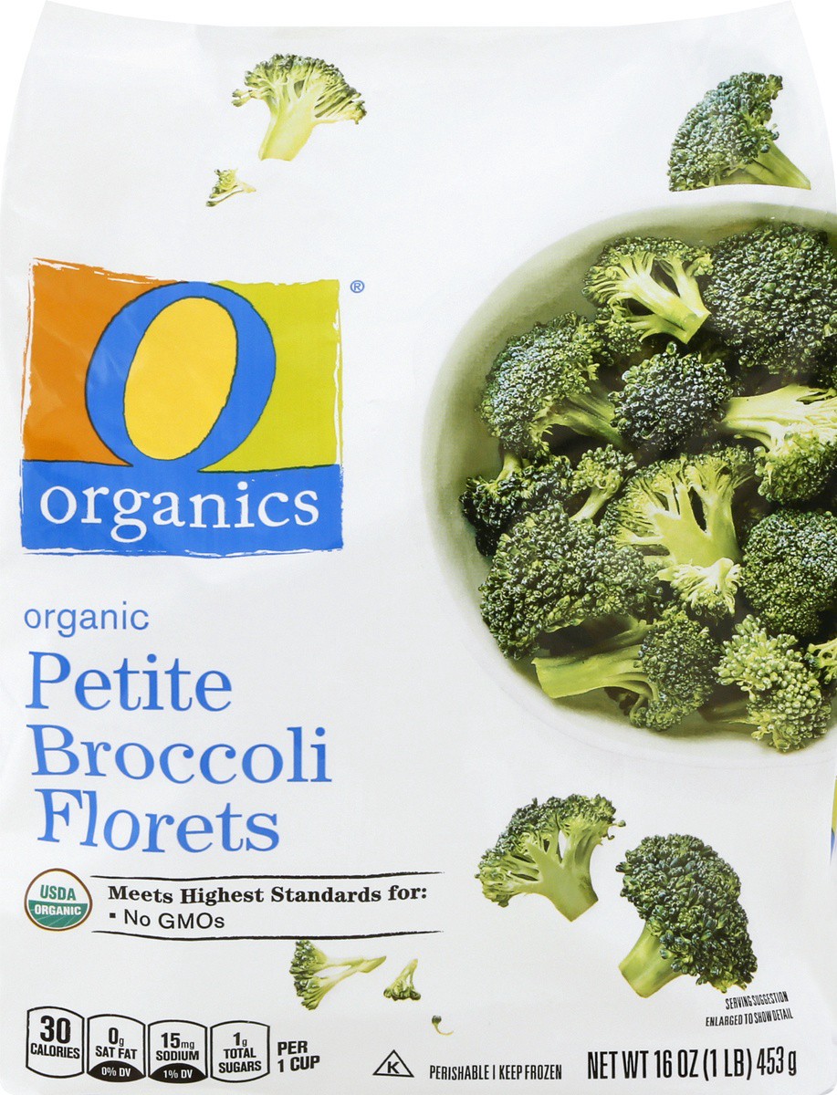 slide 3 of 7, O Orgnc Broccoli Petite Florets, 16 oz