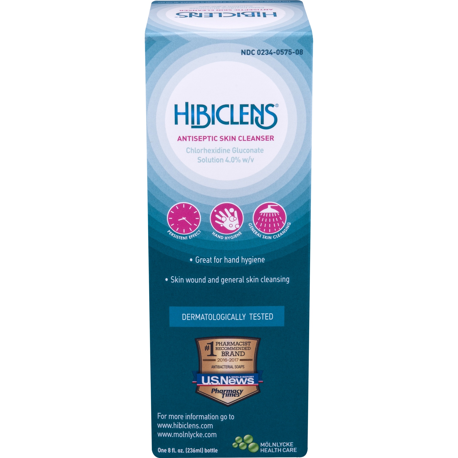 slide 1 of 1, Hibiclens Antiseptic Skin Cleanser, 8 fl oz