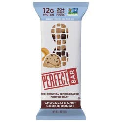 Perfect Bar Dark Chocolate Chip Cookie Dough Protein Bar - 2.18oz