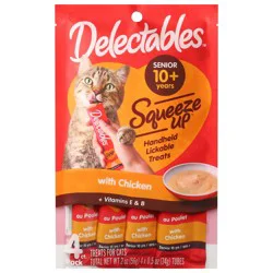 Delectables Cat Treats with Chicken 4 - 0.5 oz Tubes