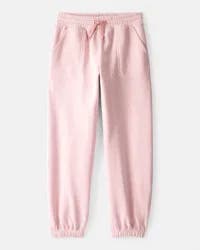 Oshkosh Girls Fleece Joggers - Pink Pink 8