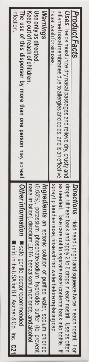 slide 2 of 9, Ayr Saline Nasal Mist 1.69 fl oz, 1.69 fl oz