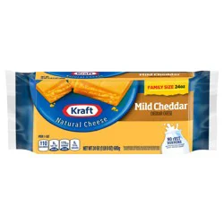 Kraft Mild Cheddar Cheese Family Size, 24 oz Block