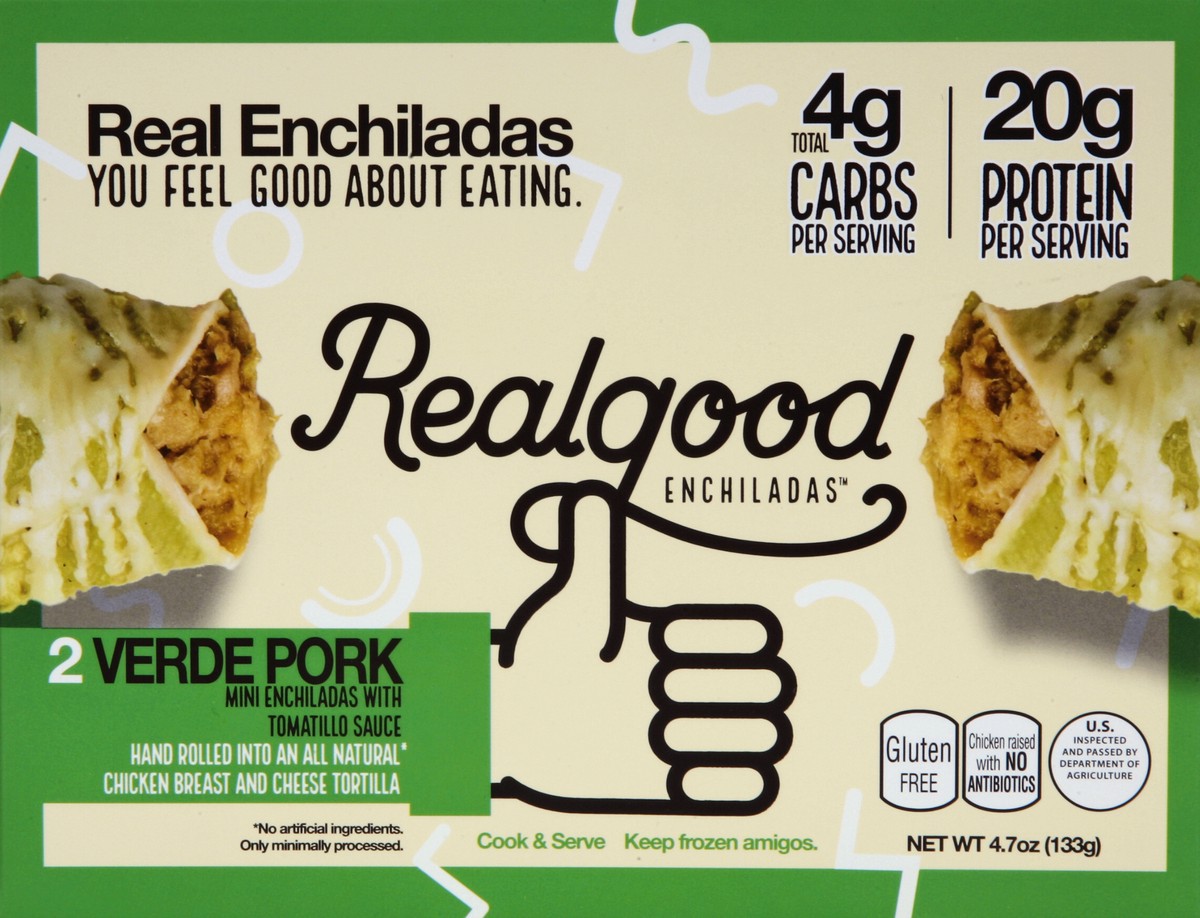 slide 2 of 4, Realgood Enchiladas Enchiladas 4.7 oz, 4.7 oz