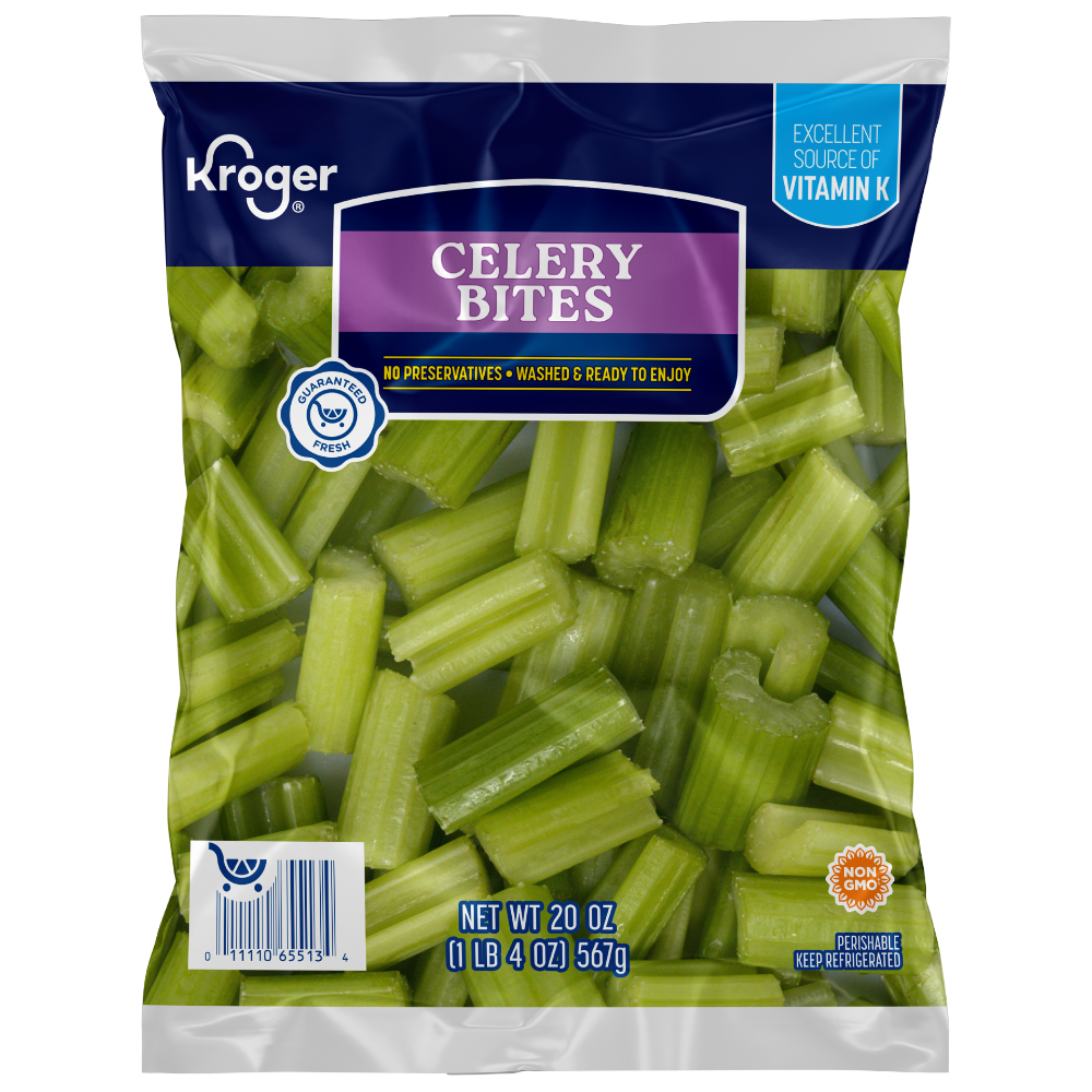 slide 1 of 1, Kroger® Celery Bites Bag, 20 oz