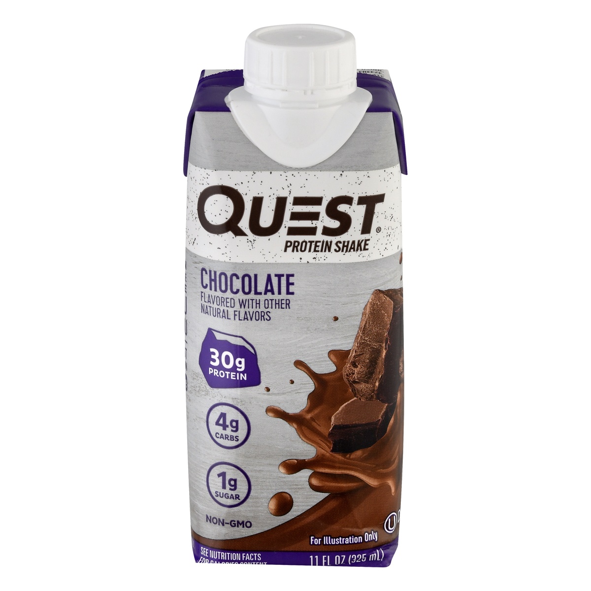 slide 1 of 1, Quest Vanilla Protein Shake, High Protein, Low Carb, Gluten Free, Keto Friendly, 4 Count, 44 oz