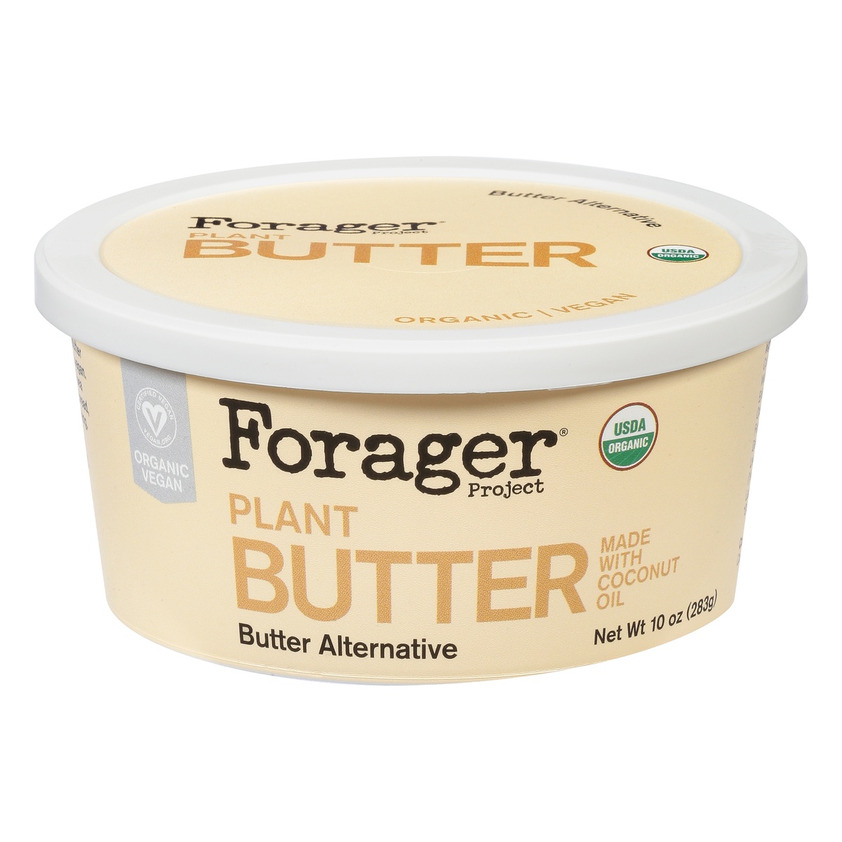 slide 1 of 10, Forager Project Organic Dairy-Free Buttery Spread With Peruvian Salt, 10 oz