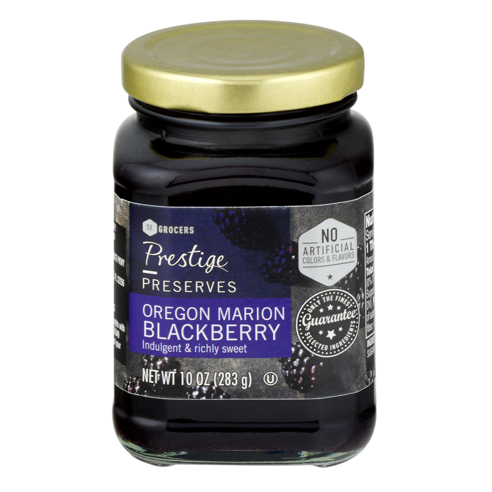 slide 1 of 1, Prestige Oregon Marion Blackberry IndulGent & Richly Sweet Preserves, 10 oz