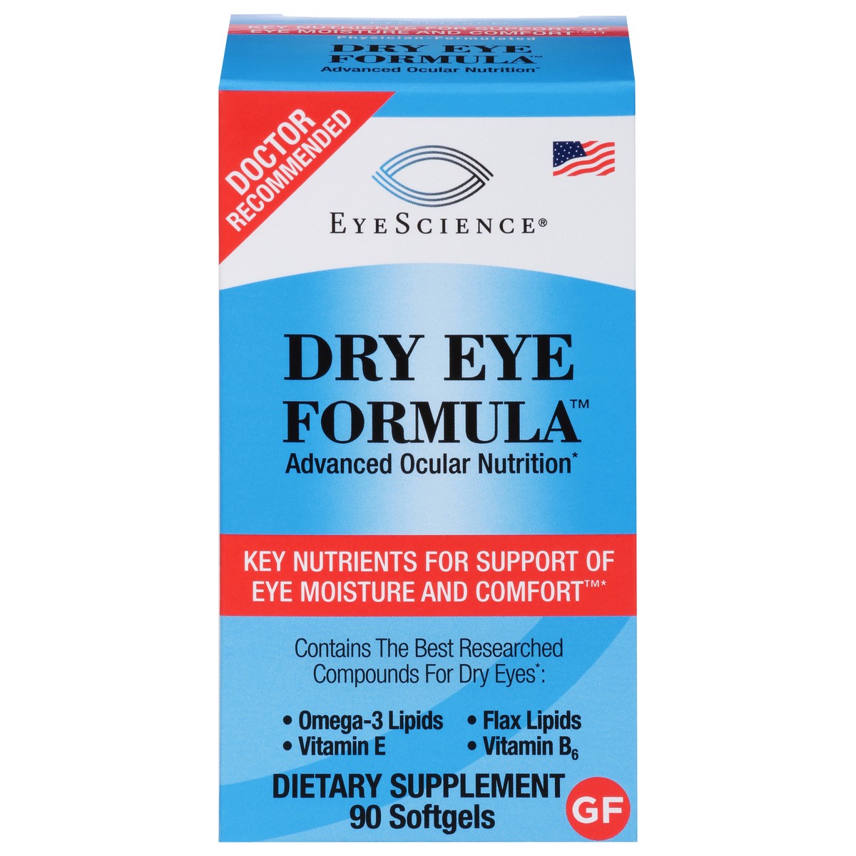 slide 1 of 4, EyeScience Dry Eye Formula Softgels Advanced Ocular Vitamin 90 ea, 90 ct