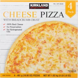 Kirkland Signature Frozen Cheese Pizza