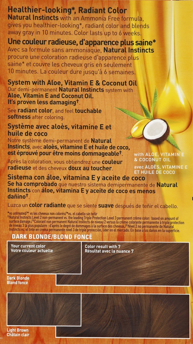 slide 2 of 5, Clairol Natural Instincts Dark Blonde Hair Color, 1 ct