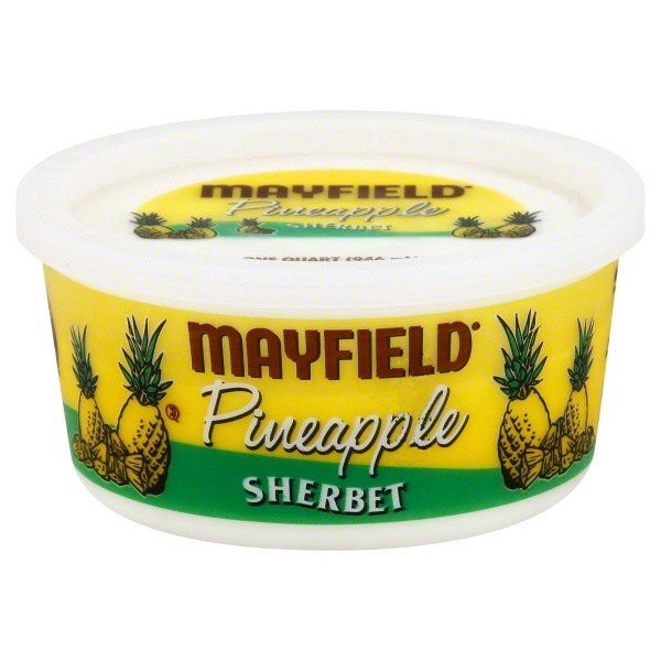 slide 1 of 1, Mayfield Sorbet, Pineapple, 1 qt