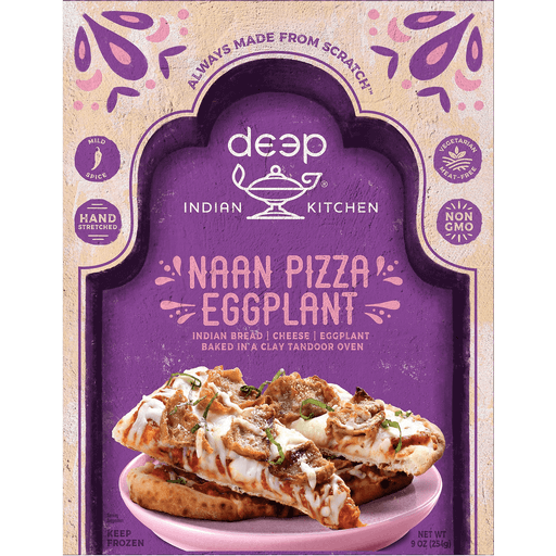 slide 1 of 1, Deep Foods Pizza Naan Roasted Eggplant, 9 oz