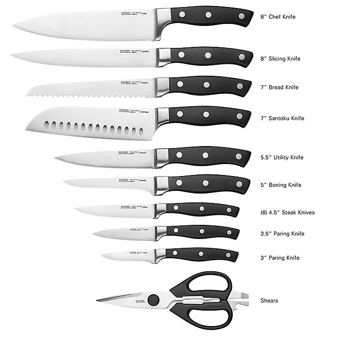 chicago cutlery knife set target