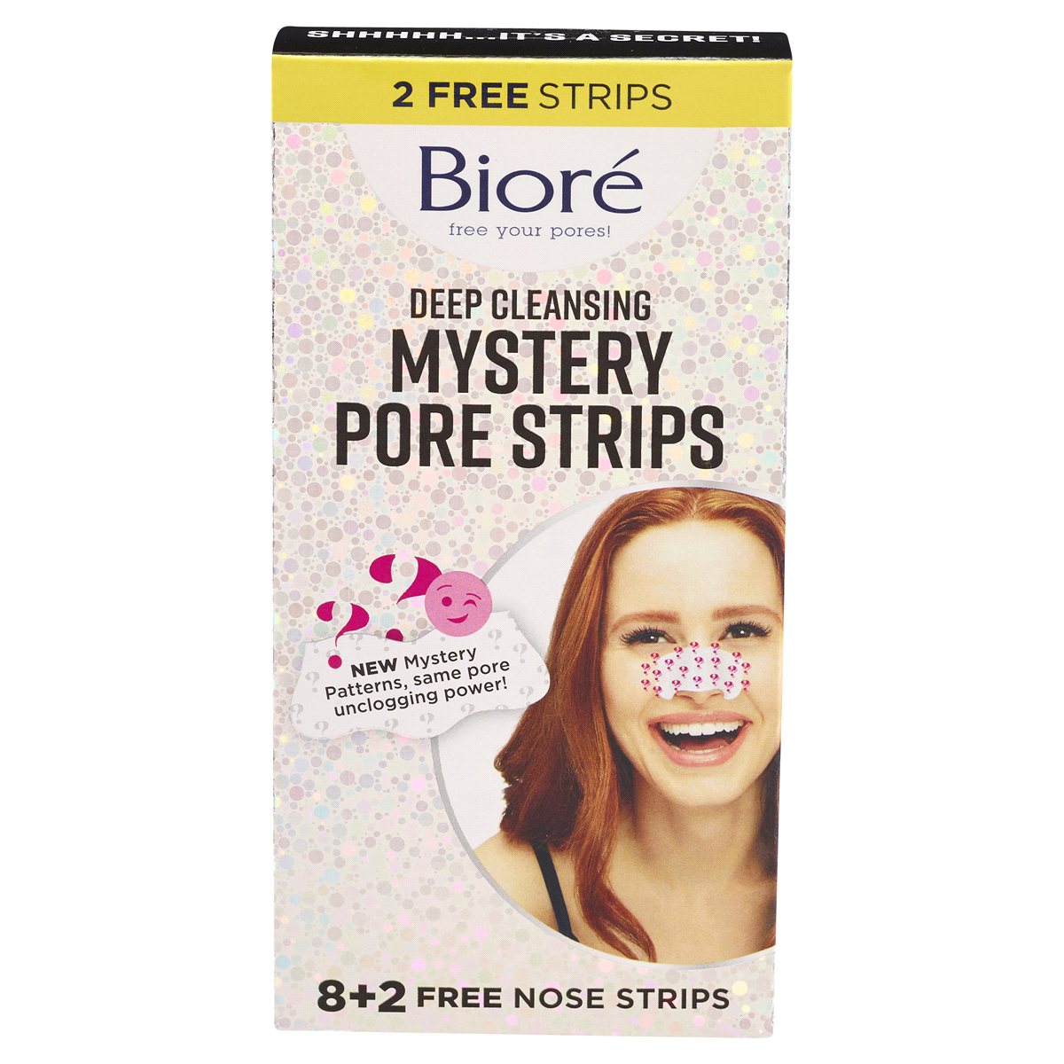 slide 1 of 4, Biore Deep Cleansing Nose Strips, 8 ct