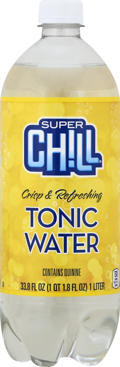 slide 1 of 8, Super Chill Tonic Water Single - 1 liter, 1 liter