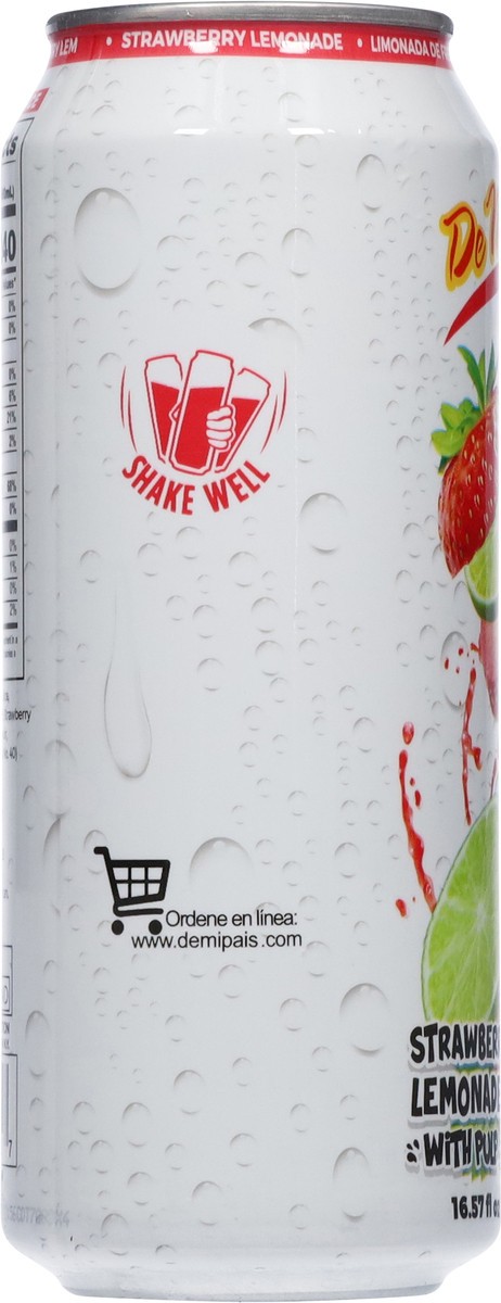 slide 3 of 12, De Mi Pais Strawberry Lemonade Drink with Pulp - 16.57 fl oz, 16.57 fl oz