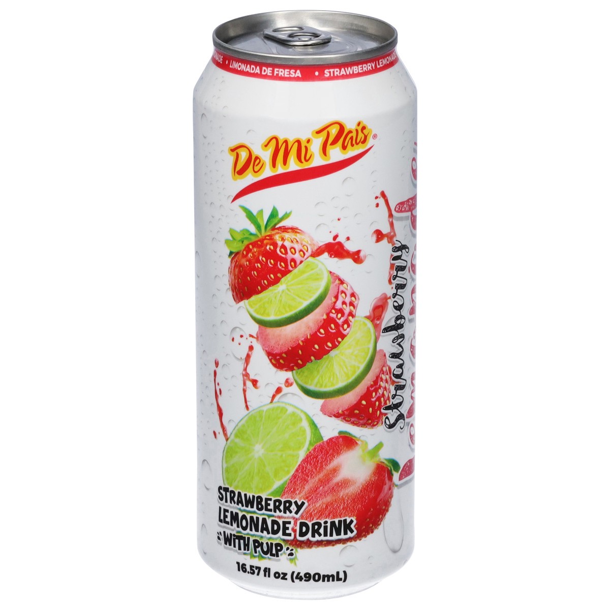 slide 1 of 12, De Mi Pais Strawberry Lemonade Drink with Pulp - 16.57 fl oz, 16.57 fl oz