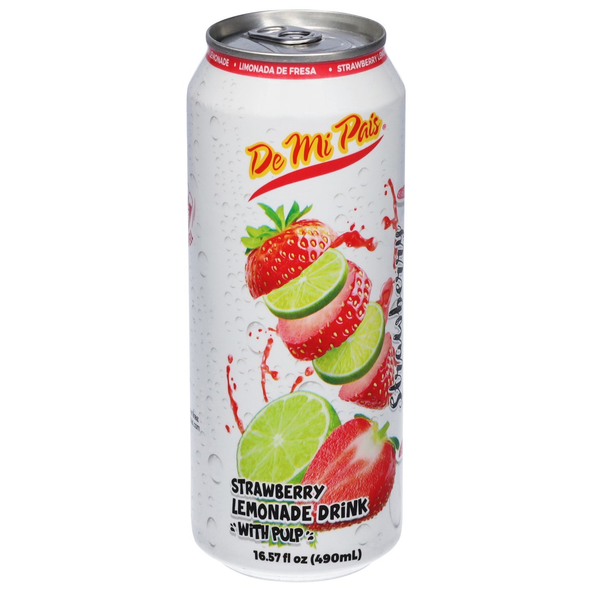 slide 5 of 12, De Mi Pais Strawberry Lemonade Drink with Pulp - 16.57 fl oz, 16.57 fl oz