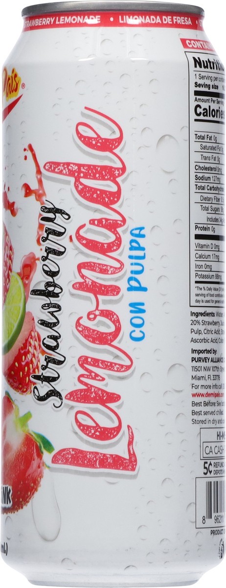 slide 10 of 12, De Mi Pais Strawberry Lemonade Drink with Pulp - 16.57 fl oz, 16.57 fl oz
