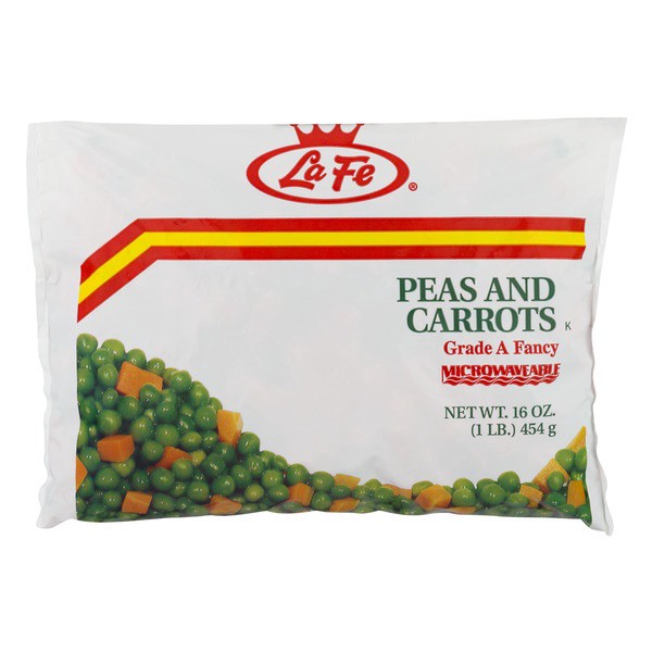 slide 1 of 1, La Fe Peas & Carrots, 16 oz