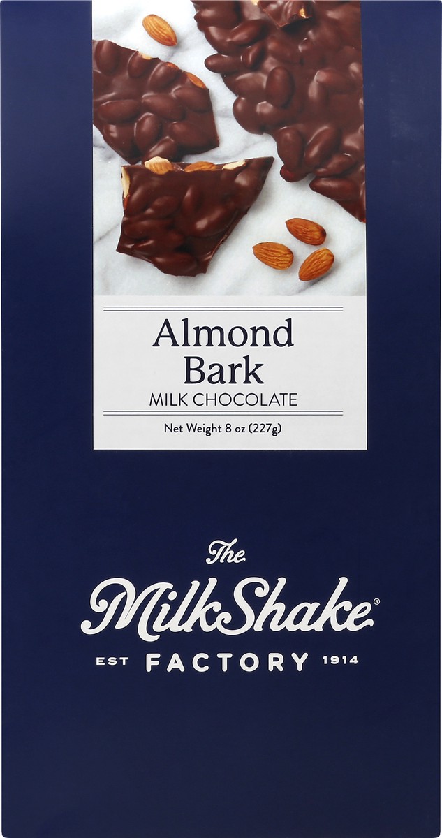 slide 7 of 13, The Milkshake Factory Almond Bark Milk Chocolate 8 oz, 8 oz