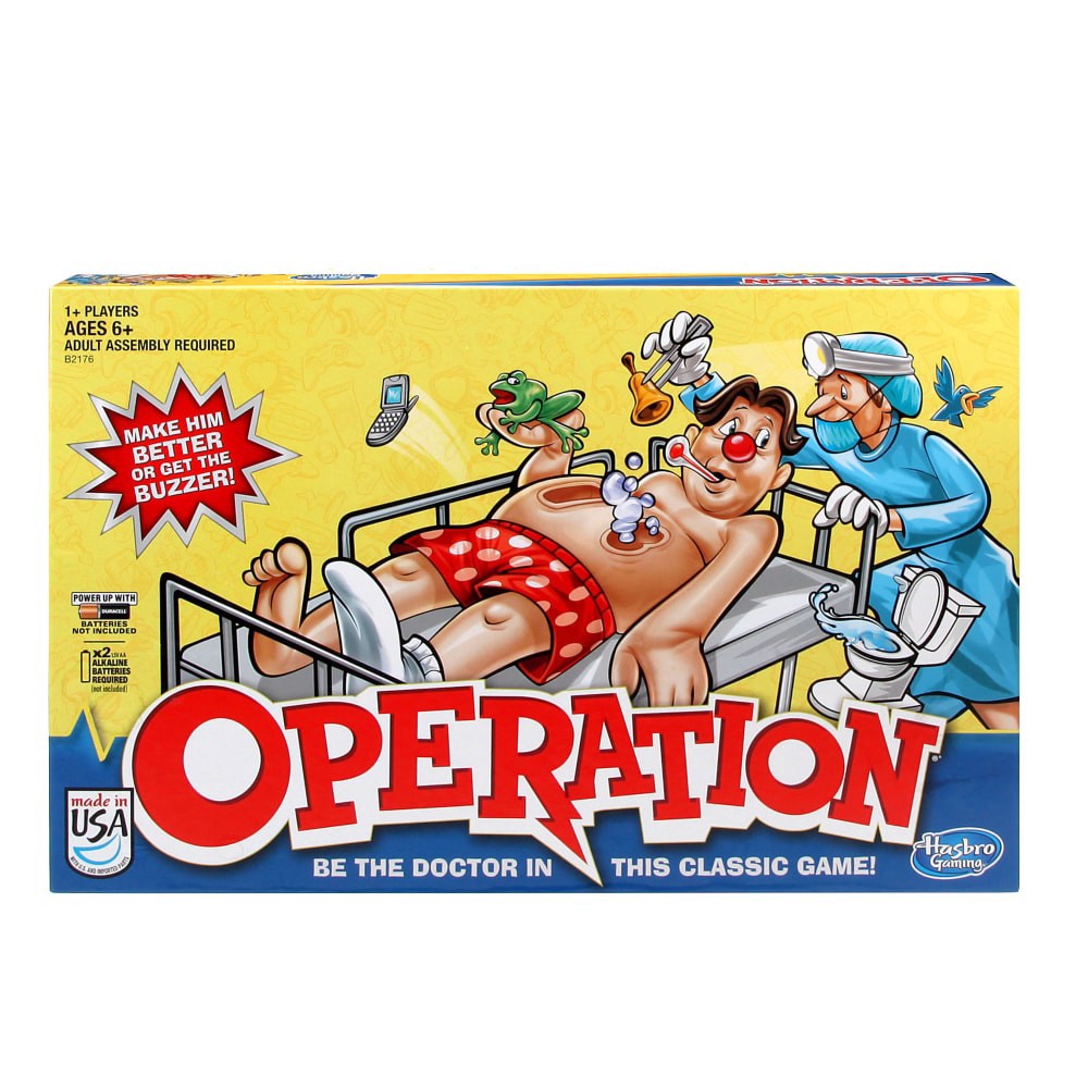 slide 1 of 4, Hasbro Operation Game, 1 ct