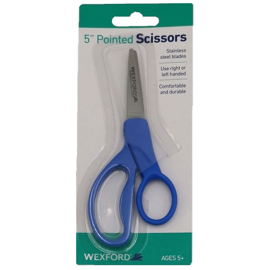 slide 2 of 3, Wexford 5'' Pointed Scissors, 5 in