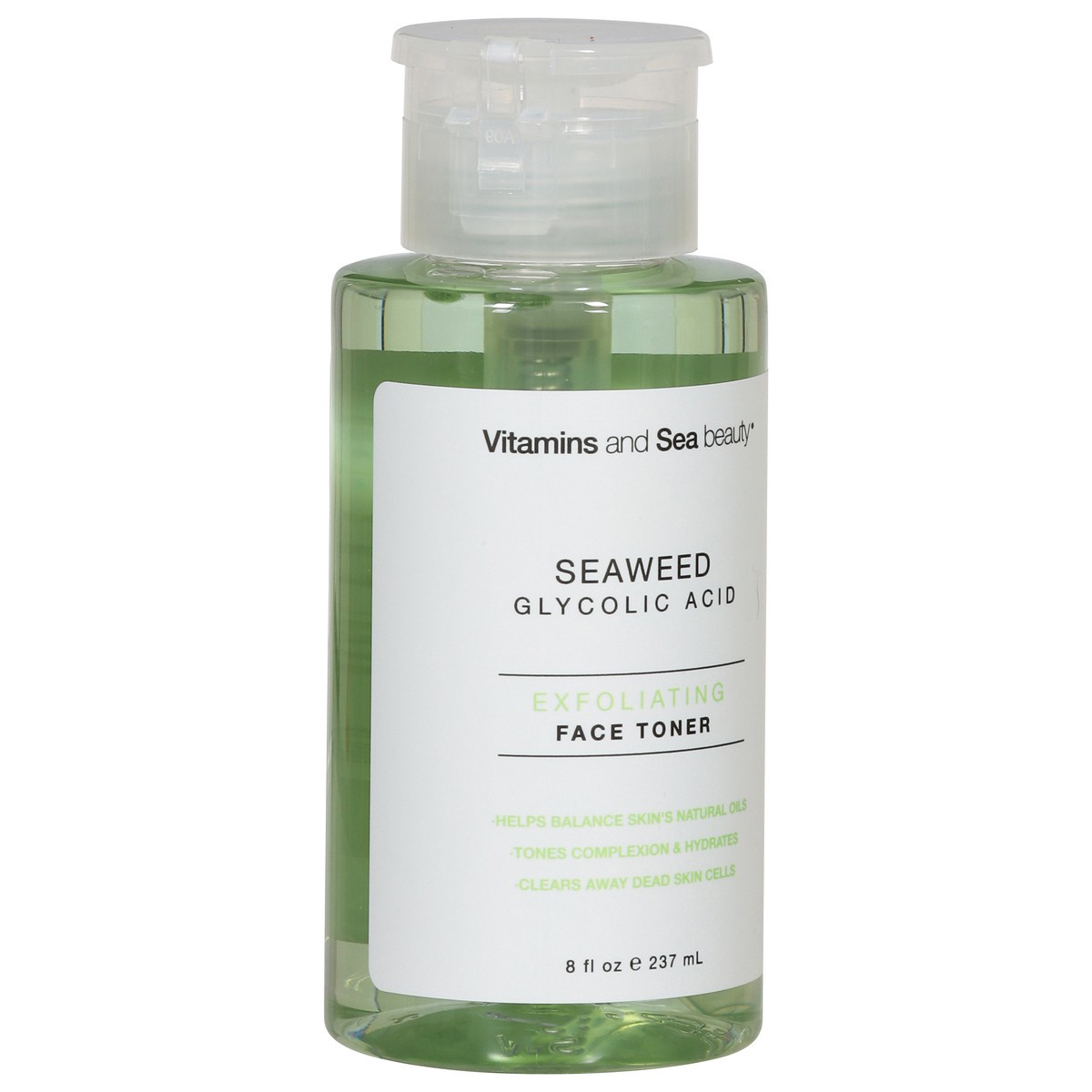 slide 5 of 13, Vitamins and Sea Beauty Exfoliating Seaweed Glycolic Acid Face Toner 8 fl oz, 8 fl oz