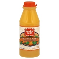 slide 1 of 1, Meadow Gold Orange Juice, 16 fl oz