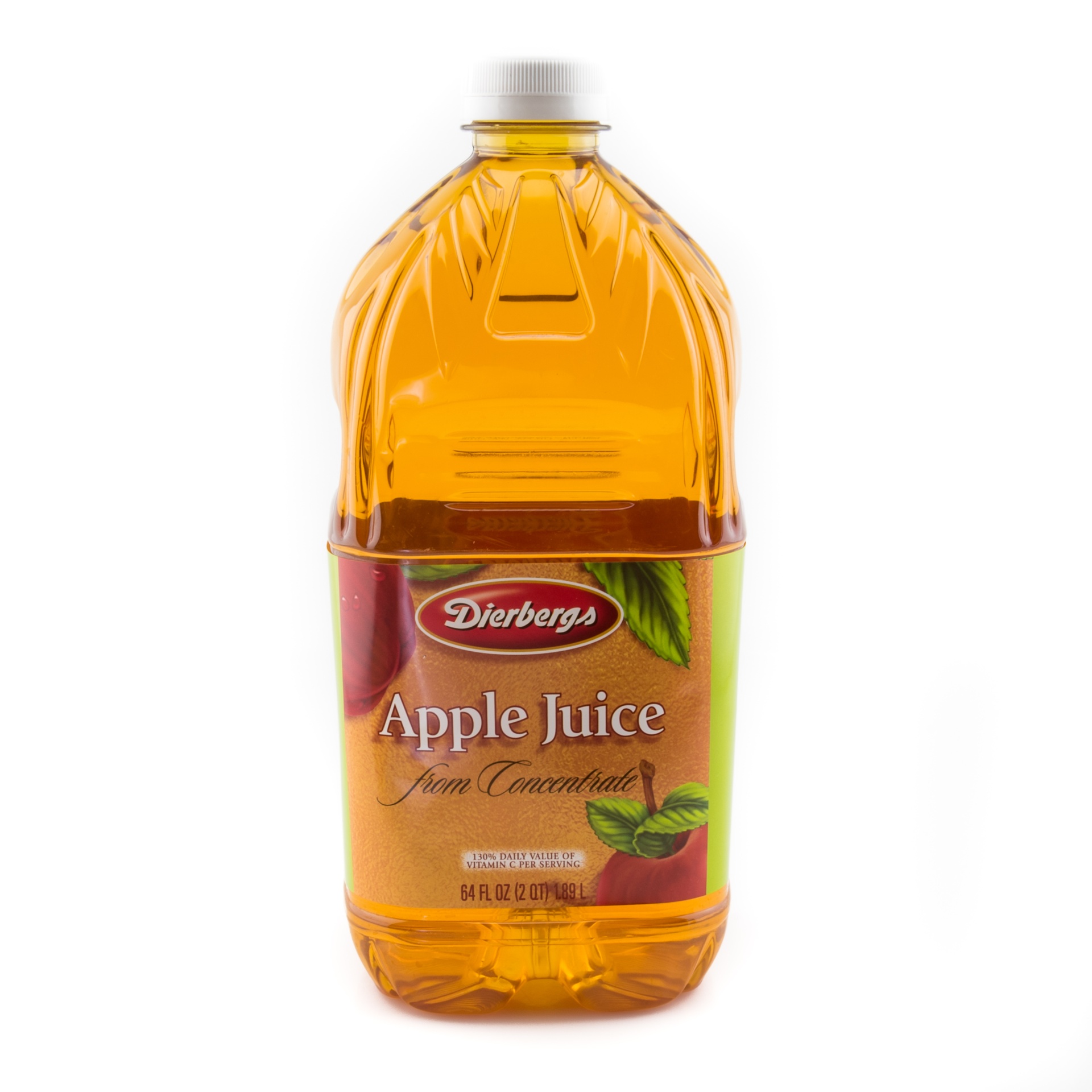 slide 1 of 1, Dierbergs Apple Juice - 64 oz, 64 oz