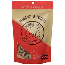 Winnie Lou Peanut Butter Pretzels Dog Food 4 oz