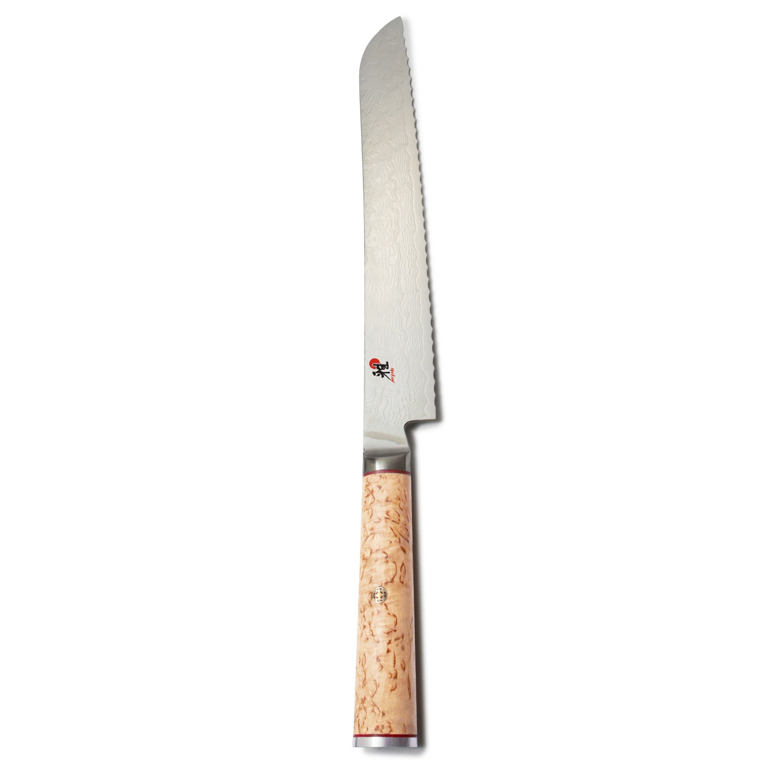 slide 1 of 1, MIYABI Birchwood Bread Knife, 9 in