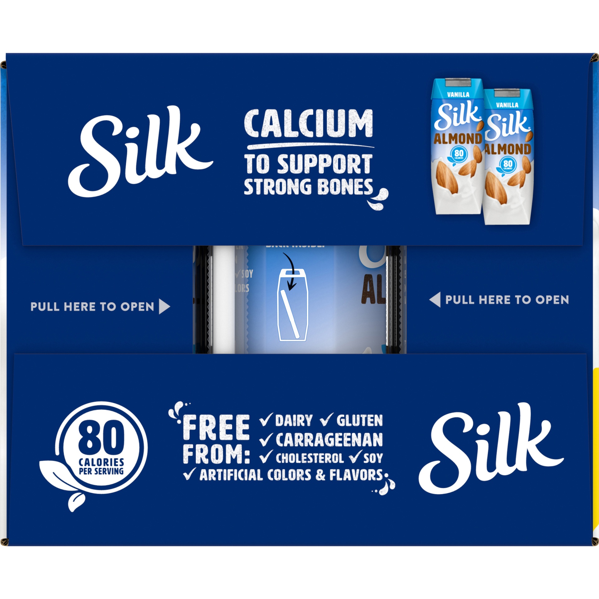 slide 3 of 7, Silk Shelf-Stable Vanilla Almond Milk Singles, 8 fl oz