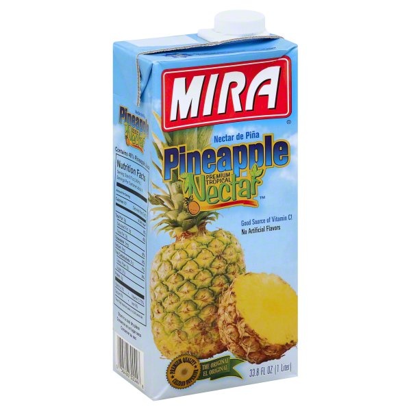 slide 1 of 4, Mira Pineapple Nectar Box - 33.8 fl oz, 33.8 fl oz