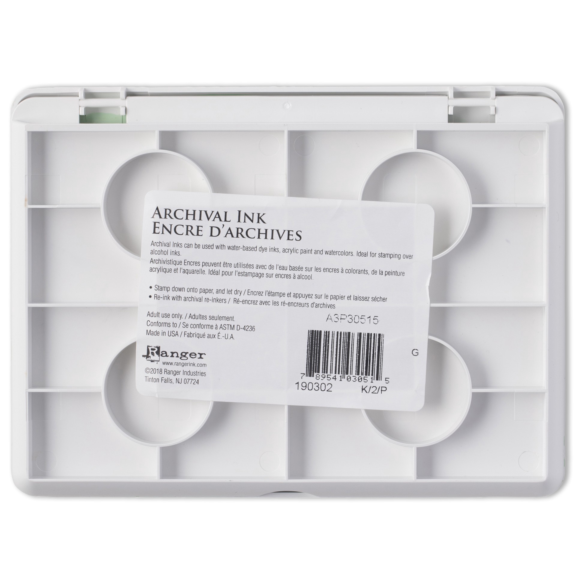 slide 5 of 5, Ranger Archival Ink Jumbo Pad, 4.25 in x 6.25 in