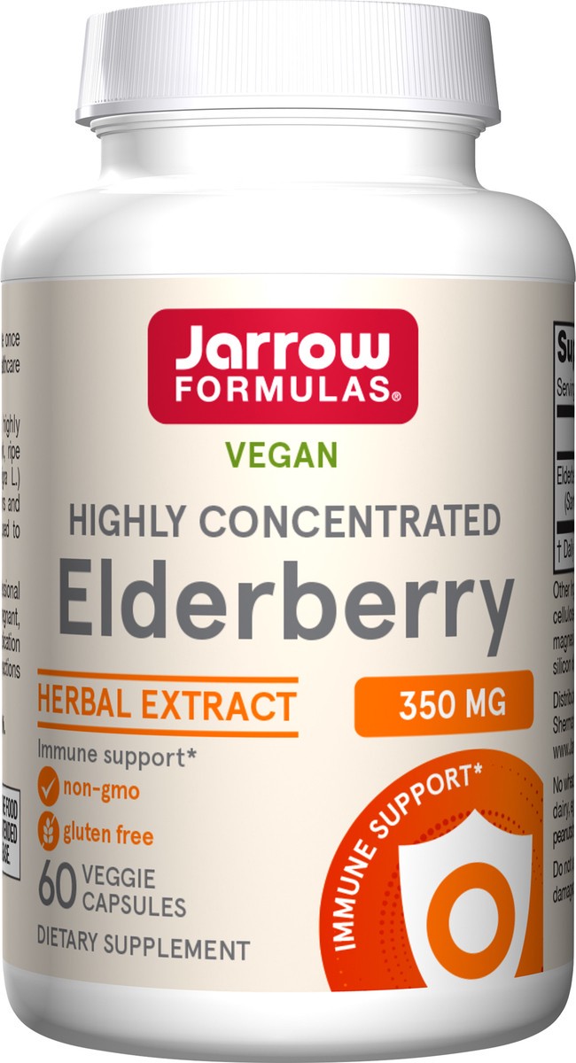 slide 2 of 4, Jarrow High Concentrate Elderberry, 60 ct