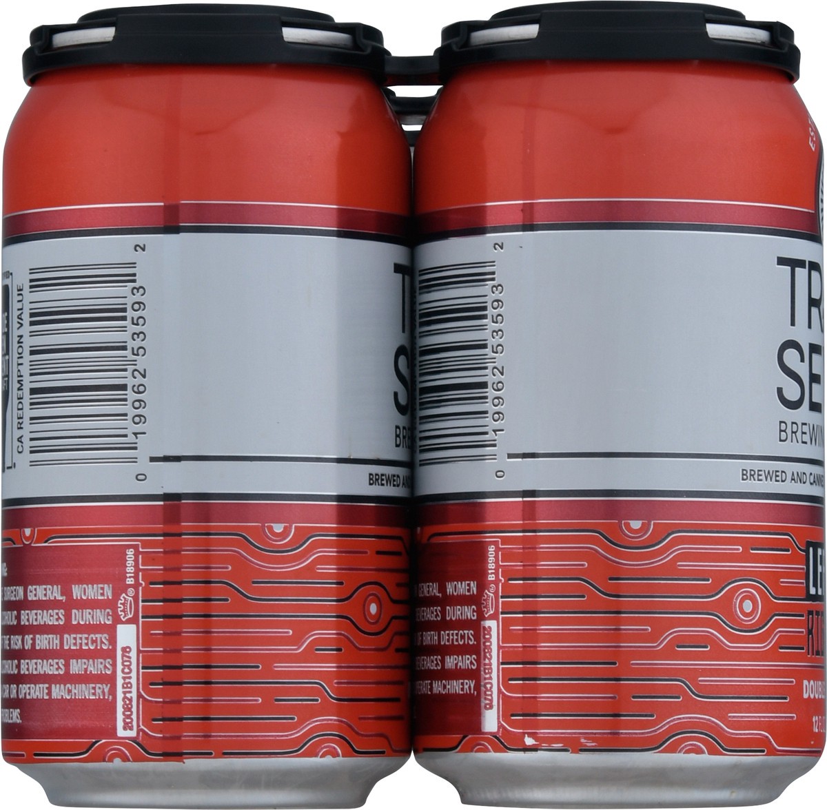 slide 4 of 11, Track Seven Brewing Company Left Eye Right Eye Double India Pale Ale 6-12 fl oz Cans, 6 ct