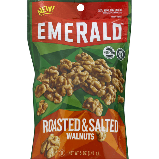 slide 1 of 1, Emerald Roasted & Salted Walnuts, 5 oz