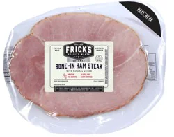 FRICKS BONE IN BREAKFAST DINNER HAM STEAK