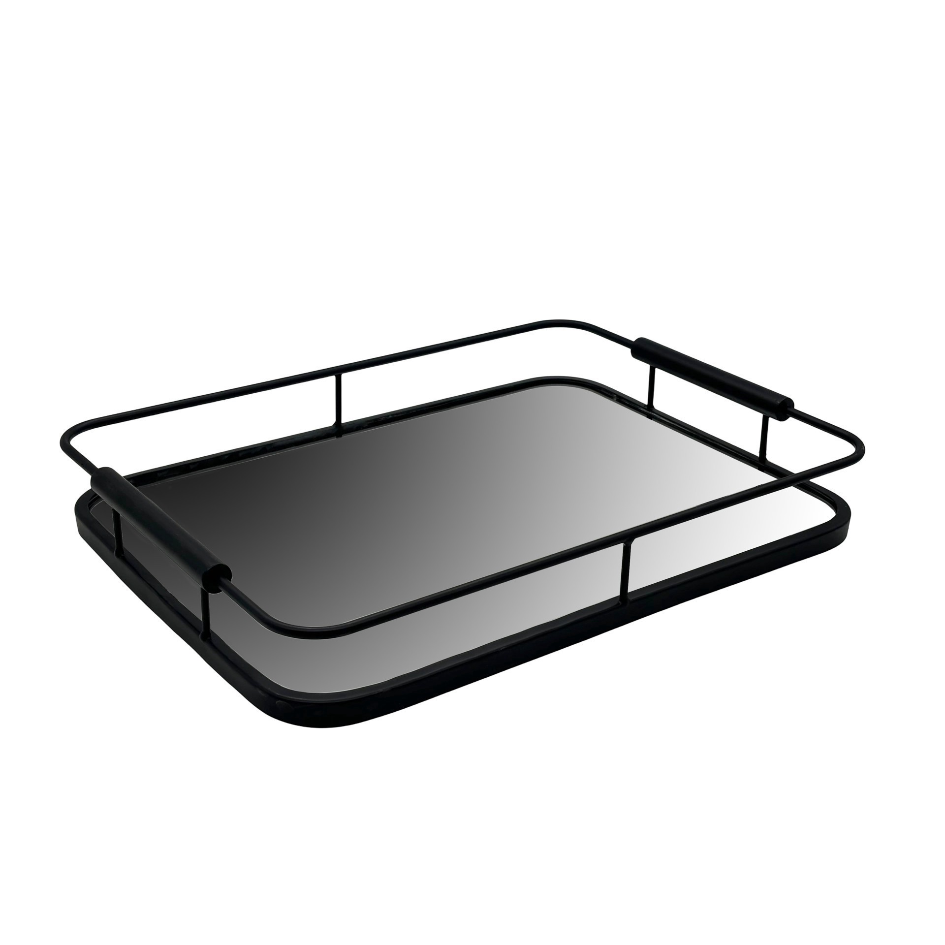 slide 2 of 2, 12" X 16" Black Mirror Tray By Ashland, 12 in x 16 in