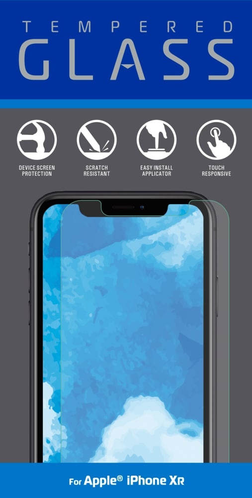 slide 1 of 1, Zgear Iphone Xr Tempered Glass Screen Protector - Clear, 1 ct