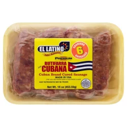 El Latino Cuban Brand Sausage 6 ea