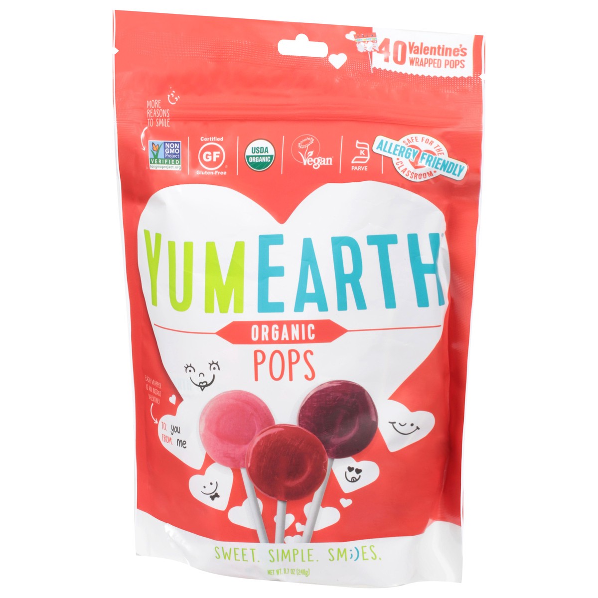 slide 9 of 12, YumEarth Organic Pops 8.7 oz, 8.7 oz