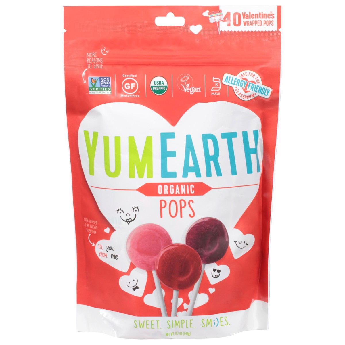 slide 1 of 12, YumEarth Organic Pops 8.7 oz, 8.7 oz